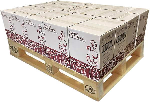 Lote 25 Cajas de Vino Tinto de mesa Cosechero "Los Corzos" Botellas 150 x 750 ml