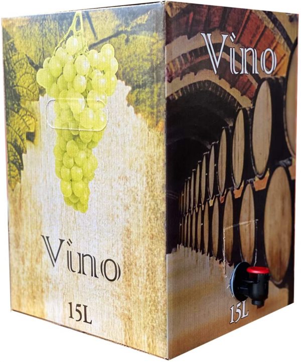 Bag in Box 15L Vino Cosechero Vino Tinto Joven de Bodega Los Corzos (20 Botellas de 750 ml)
