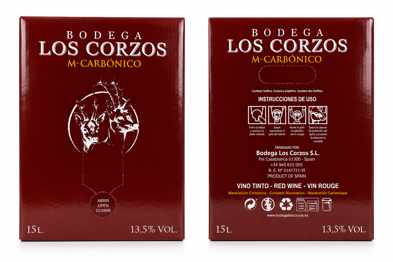 Bag in Box 15L Vino Tinto Maceración Carbónica 13,5 % Vol 4 Bag in Box 15L Vino Tinto Maceración Carbónica 13,5 % Vol - Imagen 4